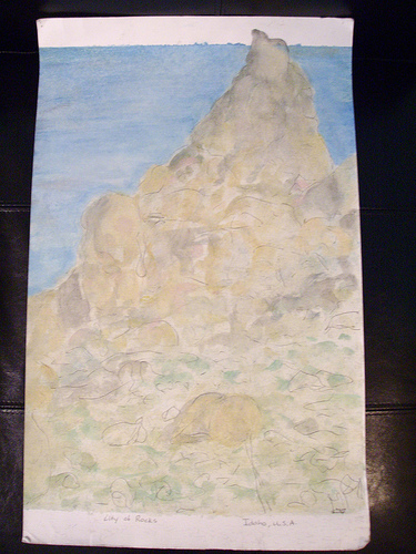 Watercolor Mountain

